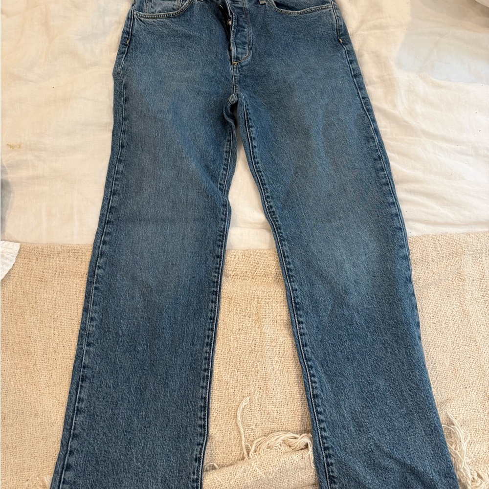 Favorite Daughter High Rise Blue Jeans Classic Style